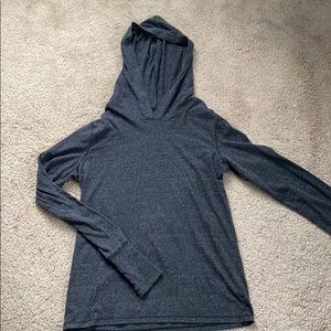Hooded long sleeve T-shirt